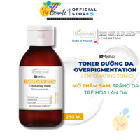 Toner dưỡng trắng Bielenda Dr Medica Overpigmentation Exfoliating Tonic da căng bóng, mờ thâm 250ml