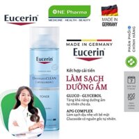 Toner Eucerin Dermato Clean Hyaluron Nước cân bằng dưỡng ẩm cho da nhạy cảm 200ml