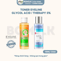 Toner Eveline Glycol acid/ Glycol therapy 5% - làm sạch, làm sáng, mờ thâm