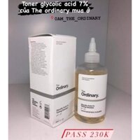 Toner Glycolic acid