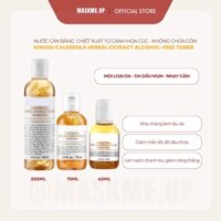 Toner Hoa Cúc Kiuuu Calendula Herbal Extract cho da nhạy cảm, da dầu mụn