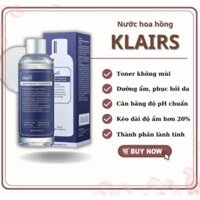 Toner Klairs 180ml phục hồi da dưỡng da trắng sáng giúp giảm mụn cấp ẩm hiệu quả tái tạo da trắng hơn.