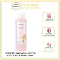 TONER MAMONDE ROSE WATER - NƯỚC HOA HỒNG MAMONDE ROSE WATER 150ml-250ml Nước Hoa Hồng Không Cồn Dưỡng Ẩm.