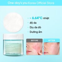 [Toner Pad 1+1] Bông Đắp Toner Làm Mát Da Tức Thì/ Dịu Da/ Dưỡng Ẩm | ONE DAY'S YOU Help Me Ice Cooling Pad (80 Miếng x2)