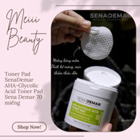 Toner Pad SenaDemar AHA-Glycolic Acid Toner Pad Sena Demar 70 miếng