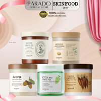 Toner Pad Skinfood Carrot Carotene Calming, Pantothenic Water Parsley Clear, Acorn Pore Peptide Pad 90 Pad Hàn Quốc