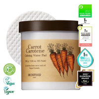Toner Pad Skinfood Carrot Carotene Calming Water Pad (60pads) giúp làm sạch da, dịu da