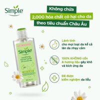 Toner Simple Kind to Skin Soothing Facial Toner
