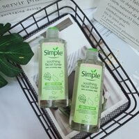 Toner Simple Kind To Skin Soothing Facial Toner 200ml không cồn, lành tính, cấp ẩm dịu nhẹ cho da