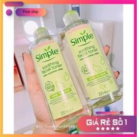 TONER SIMPLE SOOTHING FACIAL CHO DA NHẠY CẢM VÀ DA DỄ NỔI MỤN 200ml - Toner simple