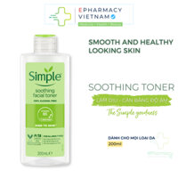 Toner SIMPLE Toner Kind to Skin Soothing Facial Cho Da Nhạy Cảm 200ml