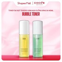Toner Tạo Bọt Tenzero Bubble Toner, Nước Hoa Hồng Tạo Bọt Giảm Mụn, Nước Hoa Hồng Tạo Bọt Dưỡng Sáng 140ml