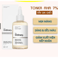 Toner tẩy da chết làm sạch The Ordinary Glycolic Acid 7% Exfoliating Toner 240ml