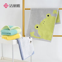 Tổng cộng có 5000 triệu chiếc khăn trẻ em bằng bông tinh khiết Jieliya gia dụng bông thấm nước hoạt hình khăn lau mặt không rụng lông khăn mặt nam nữ/2.23