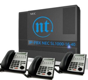 Tổng đài NEC SL1000, cấu hình 16 trung kế 40 máy nhánh