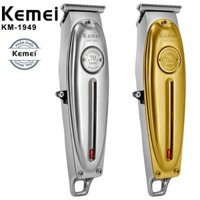 Tông đơ bấm viền Kemei KM-1949 vỏ nhôm nguyên khối pin LITHIUM 1400mah-hãng phân phối