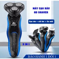 Tông đơ cạo râu, máy cạo râu cắt tóc tỉa lông mũi 3 trong 1 giúp làm sạch nhanh