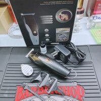 Tông đơ cạo viền, vẽ tatoo Pulis 9620 có 2 lưỡi,Tông đơ cắt tóc bấm viền sạc điện