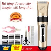 Tông đơ cắt lông thú cưng chó mèo vật nuôi xịn MyPet LED - Tặng bộ nhiều phụ kiện tongdo tiện dụng
