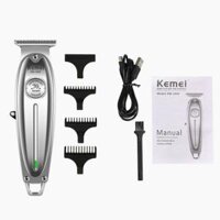 Tông Đơ Cắt Tóc bấm viền Kemei KM1949 Không Dây Chuyên Nghiệp Sạc USB