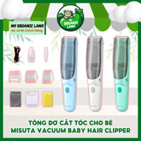 Tông Đơ Cắt Tóc Cho Bé MISUTA Vacuum Baby Hair Clipper - Hút Tóc Tự Động, Chống Nước, Chính Hãng