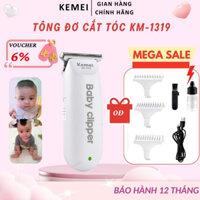 Tông đơ cắt tóc cho bé KM-1319, Tông đơ dành cho bé chuyên dùng cho trẻ sơ sinh, phù hợp với mọi gia đình