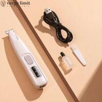 Tông đơ cắt tóc cho chó VERGE LIMIT, Tông đơ chải lông mèo chống nước bằng điện, Sửa chữa tóc không dây có đèn LED Màn hình thông minh Máy cạo lông chân thú cưng vuốt tóc