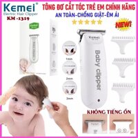 Tông đơ cắt tóc cho trẻ em mini Kemei KM-1319 An toàn, Vận hành êm, chuyên dùng cho trẻ sơ sinh