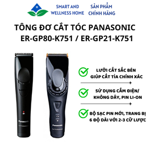 Tông Đơ Cắt Tóc Chuyên Nghiệp Panasonic ER-GP21-K751