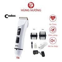 Tông đơ cắt tóc chuyên nghiệp Codos T6, tăng đơ cắt tóc chuyên nghiệp cầm tay