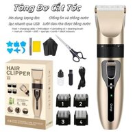 Tông Đơ Cắt Tóc Chuyên Nghiệp Đa Năng, Máy Tỉa Lông Mũi, Sạc USB, Dành Cho Gia Đình Sử Dụng