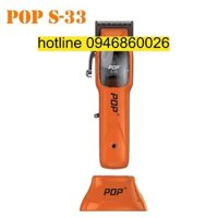 Tông đơ cắt tóc chuyên nghiệp POP S-33 công suất 10w bản lưỡi đơn