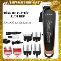 Tông Đơ Cắt Tóc Chuyên Nghiệp Jame 1070 Lưỡi Kép Sắc Bén 10W Tặng Cữ 1,5 & 4,5mm