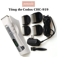 Tông đơ cắt tóc Codos CHC-919 kiểu dáng sang trọng, độ bền cao, máy chạy cực êm, lưỡi sứ sắc bén
