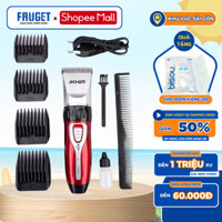 Tông Đơ Cắt Tóc Gia Đình FAUGET, Máy Hớt Tóc Cho Bé Tại Nhà Sạc Pin Tích Điện Kèm Nhiều Phụ Kiện, Bảo Hành 12 Tháng