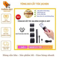 Tông đơ cắt tóc gia đình Jichen JC-8017 | Tặng kèm kéo cắt tỉa và lấy ráy tai có đèn