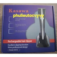 Tông đơ cắt tóc Kasawa 9916 - Tông pin sạc, tông cắt tóc dành cho thợ cắt tóc thời gian sử dụng 8 giờ liên tục