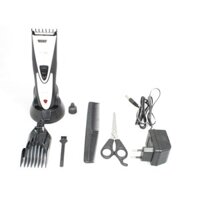 Tông Đơ Cắt Tóc Kemei 209 Tặng Lược Chải Tóc Cốc Sạc [ FuLLBOX ]