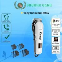 Tông Đơ Cắt Tóc Kemei 809A - Tăng Đơ Cắt Tóc Gia Đình Chuyên Nghiệp Chính Hãng, Thiết Kế Màn Hình LCD Hiển Thị