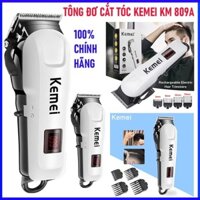 Tông Đơ Cắt Tóc Không Dây chuyên nghiệp KEMEI KM- 809A Lưỡi TITANIUM - Tông Đơ Salon Cao Cấp Bền Bỉ