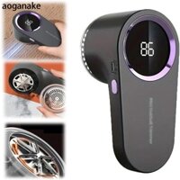 Tông đơ cắt tóc Mini AOGANAKE, Máy cạo râu vải bền có thể sạc lại, Dễ sử dụng Màn hình Led kỹ thuật số lâu trôi Loại bỏ xơ vải điện