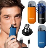 Tông Đơ Cắt Tóc Mũi Konka Tông Đơ Cắt Tóc Mũi Mịn Đôi Di Động Cạo Râu C9c2