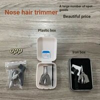 Tông Đơ Cắt Tóc Mũi Nam Tông Đơ Cắt Tóc Nostril Vệ Sinh Dụng Cụ Tiện Dụng Bé Gái Thép Không Gỉ Hướng Dẫn Sử Dụng Mũi Tóc Kéo