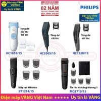 Tông đơ cắt tóc Philips HC1055 HC3505 HC3520 BT1233 MG3730 - Hàng chính hãng (Bảo hành 2 năm toàn quốc)