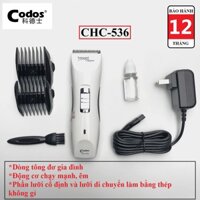 Tông đơ cắt tóc sạc điện Codos CHC-536 tôn đơ cắt tóc cho em bé người già được thiết kế với động cơ êm ái và lưỡi cắt sắc bén và được bảo hành 12 tháng+ tặng lược cắt tóc