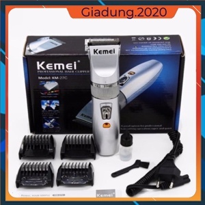 Tông đơ cắt tóc siêu bền lưỡi dao không gỉ kemei 27c