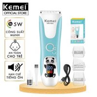 Tông đơ cắt tóc trẻ em Kemei KM-965 có thể cắt tóc, chấn viền cạo tóc dùng được cho trẻ sơ sinh - Bảo hành chính hãng 12 tháng