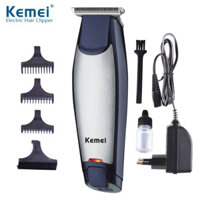Tông đơ chấn viền cắt tóc, cạo trọc, cạo râu fade tóc, khắc tóc đi viền nét Kemei KM-5021 chuyên dụng cho salon, tiệm tóc, cá nhân đi kèm với máy có bộ cữ lược căn độ dài chuyên dụng Tặng kèm bộ 2 kẹp cá sấu chia tóc  màu ngẫu nhiên