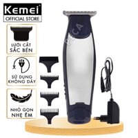 Tông đơ chấn viền Kemei KM-5021 nhỏ gọn tiện lợi có thể khắc tóc, cạo đầu, tattoo tóc - Hàng chính hãng