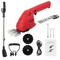 Tông đơ hàng rào không dây Lithium Tông đơ hàng rào đa năng cầm tay Tông đơ Bush Tông đơ hàng rào điện để cắt tỉa Tích hợp pin 2.0Ah và cáp sạc Type-C Tông đơ cỏ cho